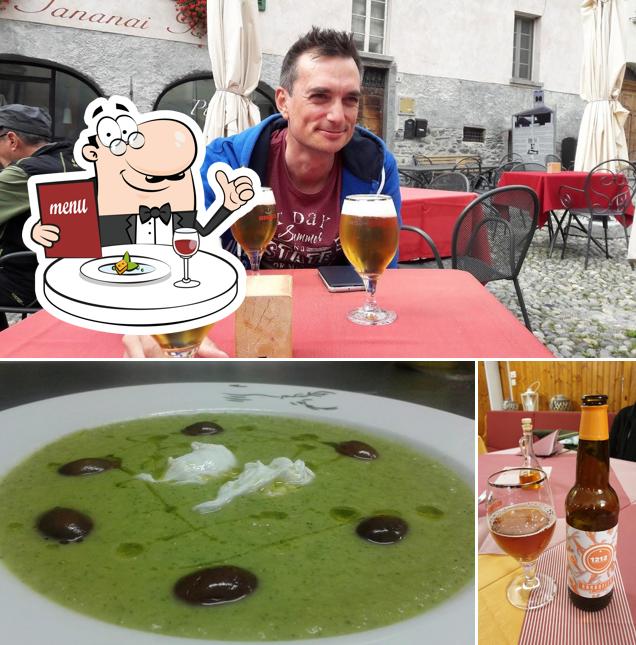 Tra le diverse cose da Ristorante Kuerc si possono trovare la cibo e birra
