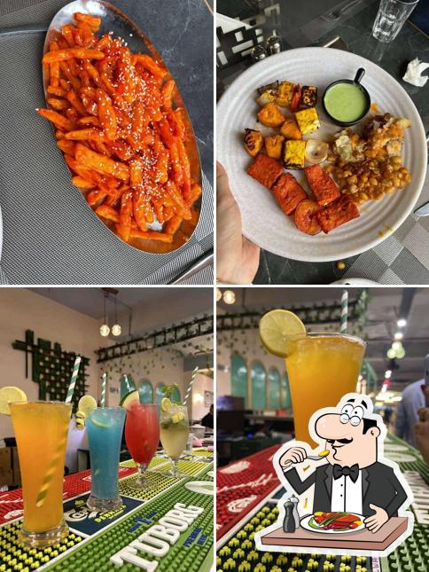 Take a look at the photo showing food and drink at Spize Barbeque