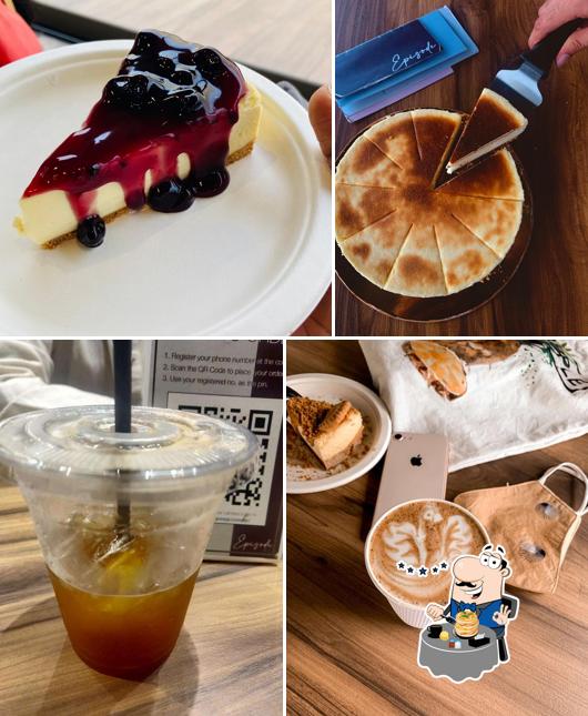 This is the picture displaying food and drink at Livestream Coffee Vesu