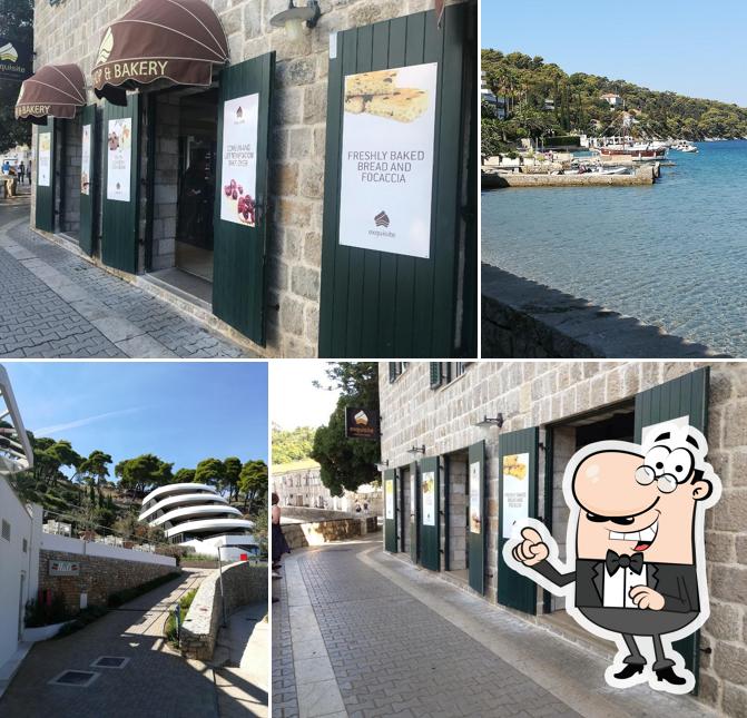 Puoi goderti l'aria fresca da seduto all'esterno di Exquisite
