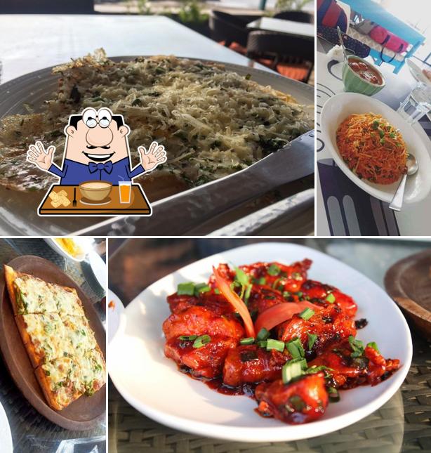 Food at Kiki's Restobar, Alibaug