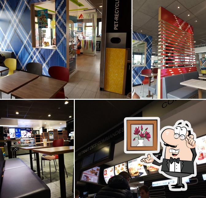 Gli interni di McDonald’s