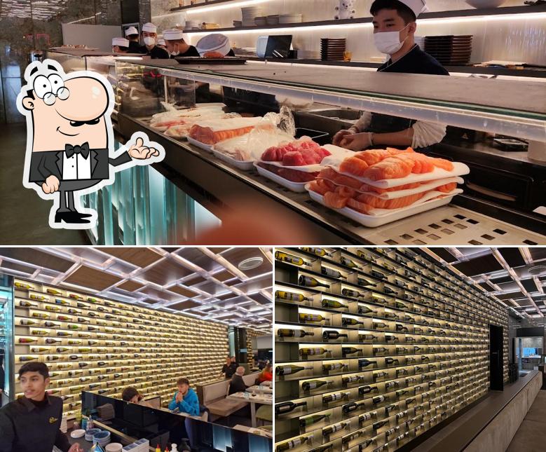 Siediti a un tavolo di Meet Sushi