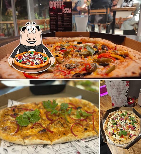 Order various types of pizza