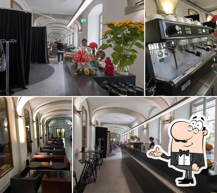 Gli interni di Café Lounge Lesbar