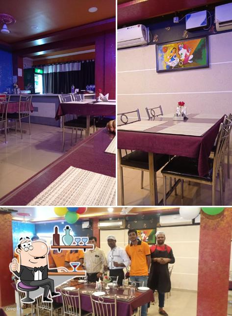 The interior of Sakshata Restaurant (ସାକ୍ଷାତ)
