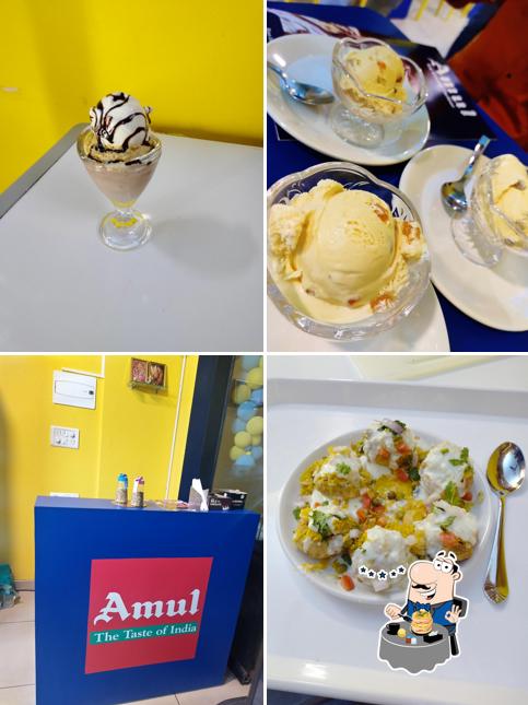 Food at Amul ice cream parlour-ABP's AMUL cafe