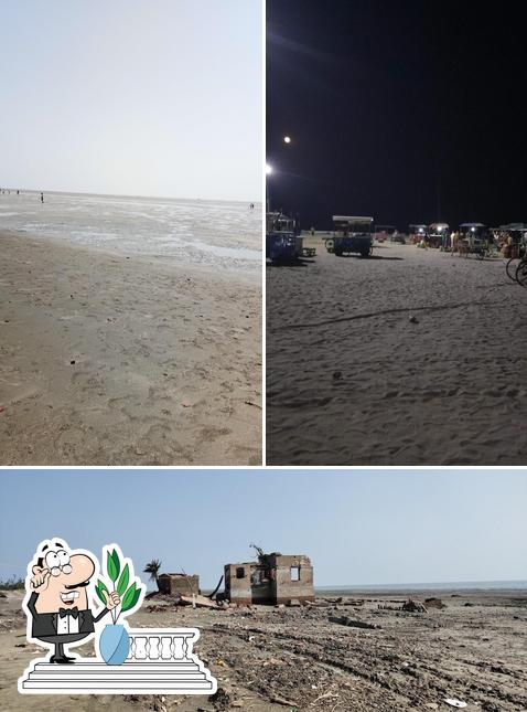 The exterior of Bakkhali Beach Shack