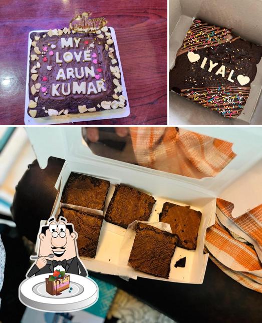 Chocolate cake at Basket Catchy