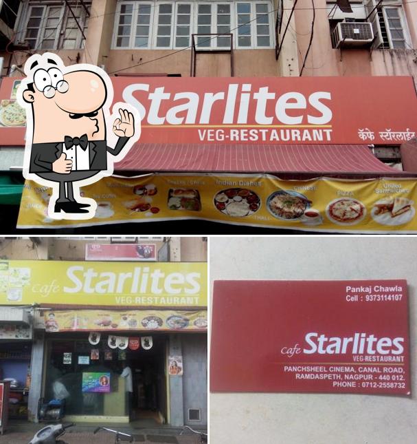 Here's a pic of Cafe Star Lights Veg Restaurant