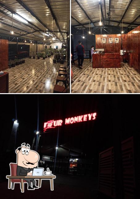 Check out how Four Monkeys Dine In looks inside