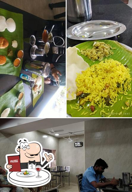Among different things one can find food and interior at SHRI GANESH BHAVAN- pure Veg Restaurant