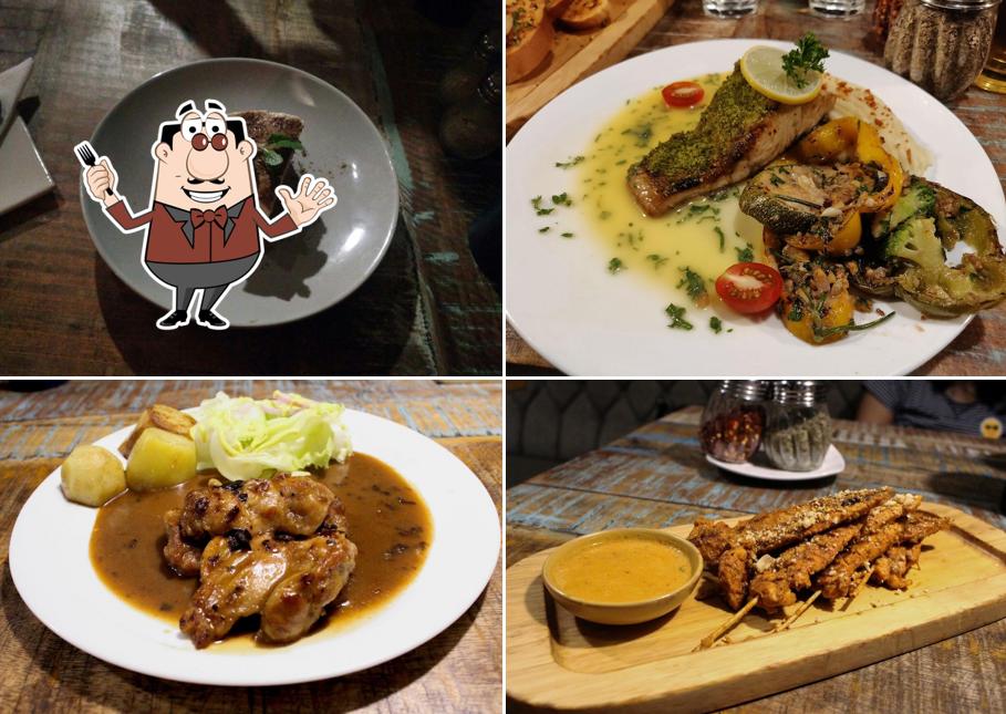 Food at Burnt Garlic