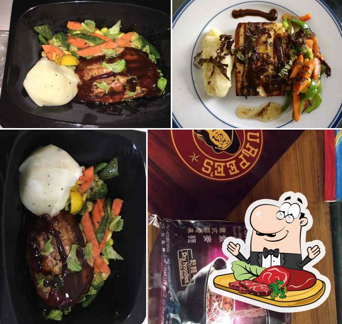 Pick meat dishes at Burpee's