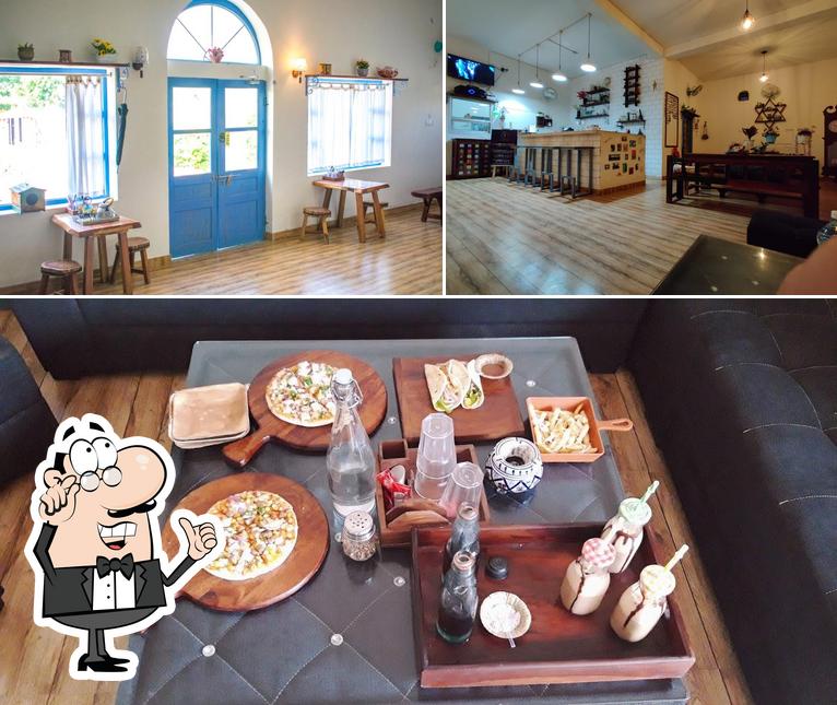 The interior of CrossRoads Cafe