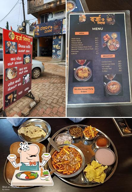 Check out the photo displaying food and exterior at DARJAA MISAL