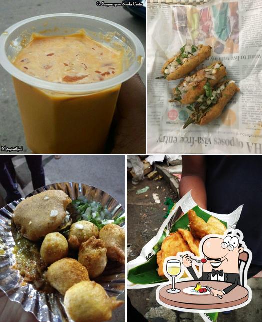 Food at G Suryanarayana snacks centre