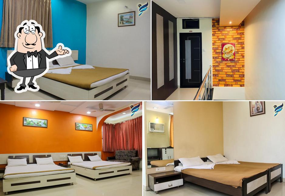 The interior of Hotel Samrat
