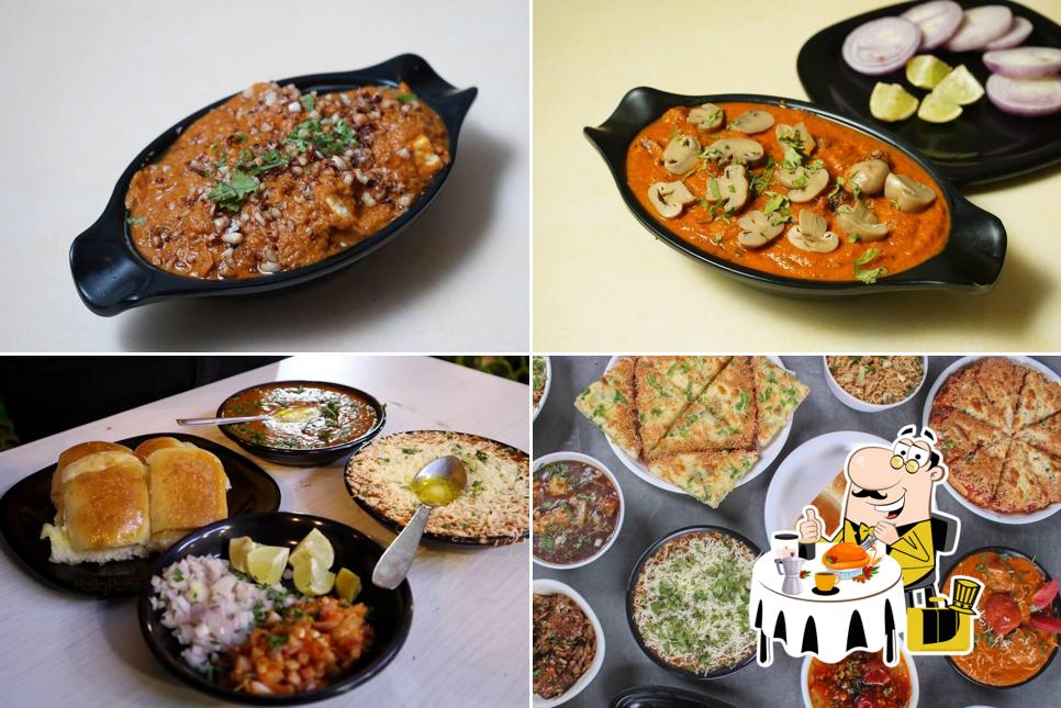 Meals at Pcubes Pure Veg. Pcubes Best Pav bhaji on FC Road Pune ,Best chinese on F C road pune, (Old Relax Pure Veg)
