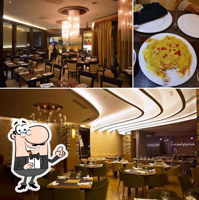 The interior of Punjab Grill