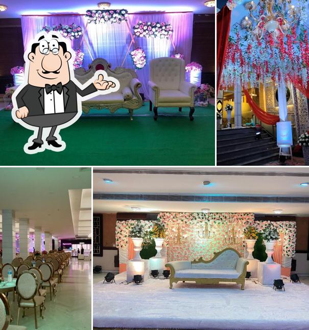 The interior of Hotel RK Regency