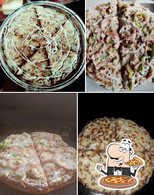 Get pizza at KGN fastfood & pizza point