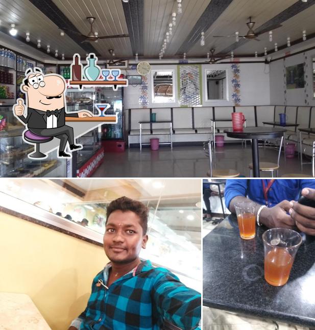 The interior of Sri Mahalakshmi Iyengar Bakery & Tea, Coffee