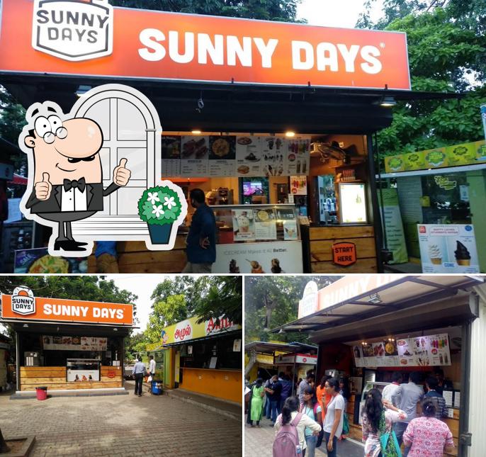 Check out how Sunny Days - SRM University Food Court looks outside