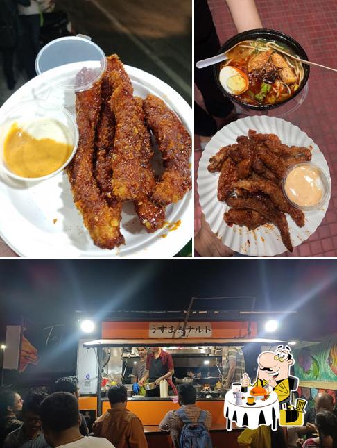 Meals at Taj's Korean street food truck
