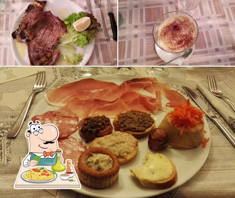 Cibo al Trattoria Croce del Travaglio