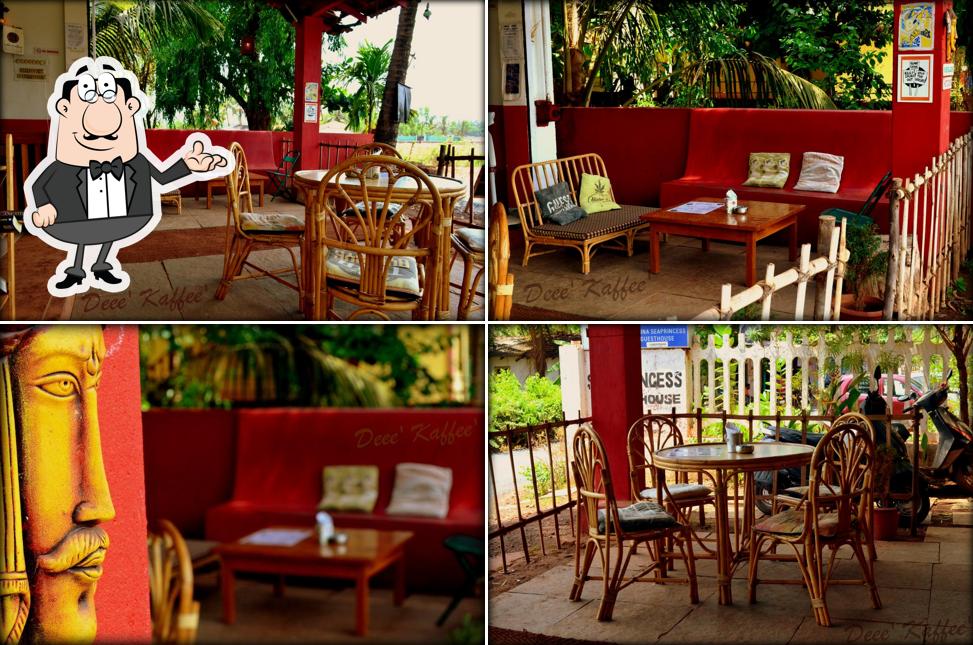The interior of Deee Kaffee
