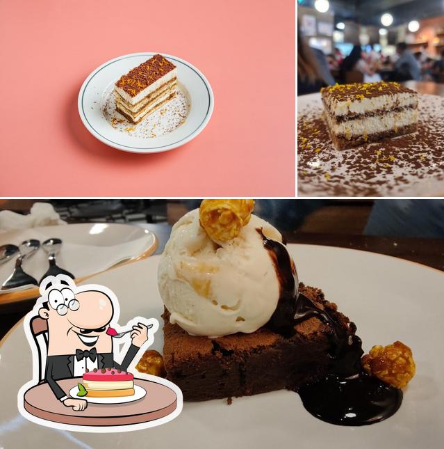 Jamie Oliver's Pizzeria serves a range of sweet dishes