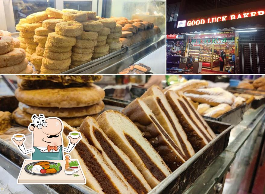 Food at Kgn Good Luck Bakery & pizza corner