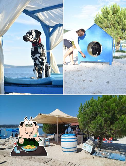 Cibo al Monty's Dog Beach & Bar