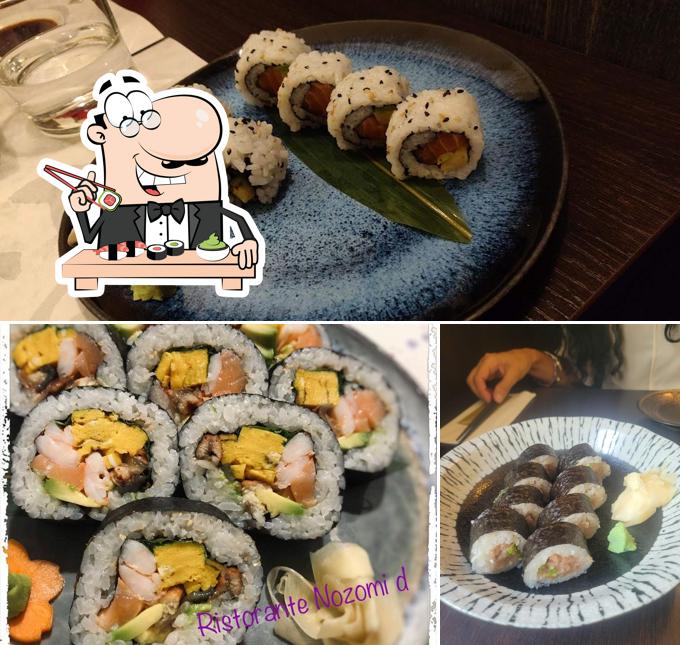 Prenditi le varie opzioni di sushi