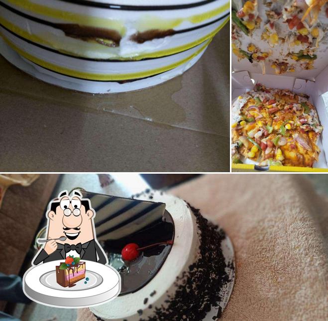 Chocolate cake at Pista House Bakery