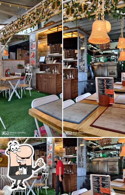 The interior of Gourmet Shack & Wok 'ur' World