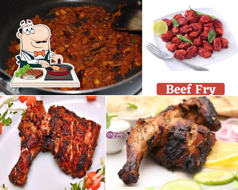 Order meat dishes at Hotel Garden