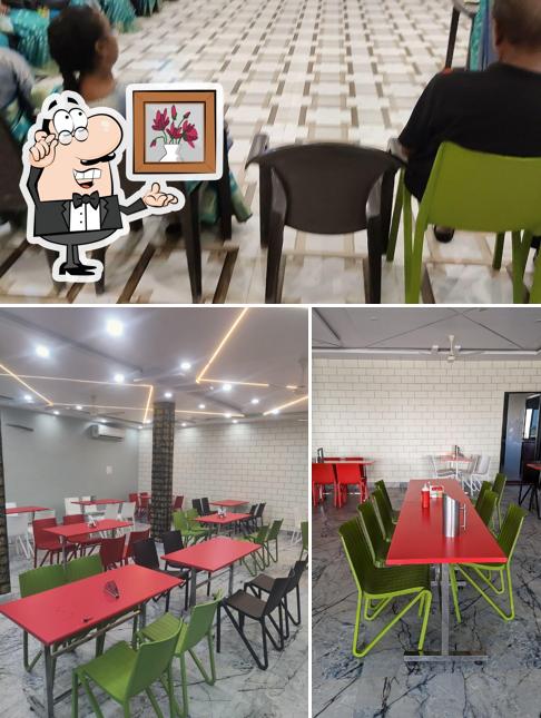 The interior of Kukku dhaba and restaurant