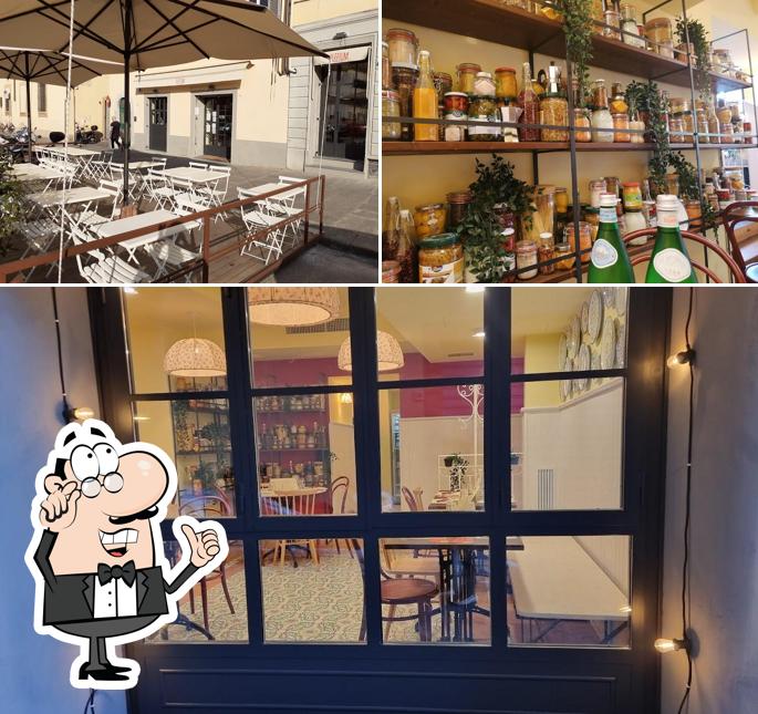 Gli interni di Pizzium - Firenze