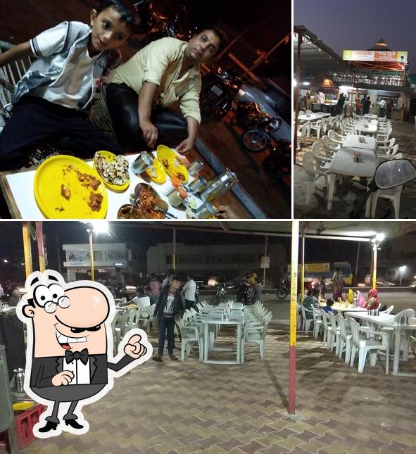 The interior of Sadguru Punjabi Dhaba