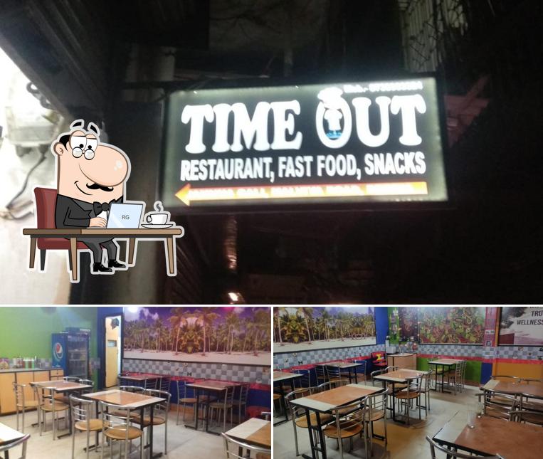 The interior of Time Out Restra