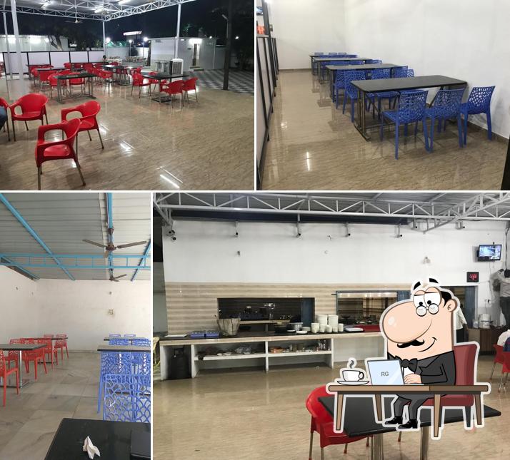 The interior of TAJ DHABA (Family Restaurant)