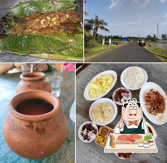 Aatumukham family restaurant and toddy shop serves a menu for seafood lovers