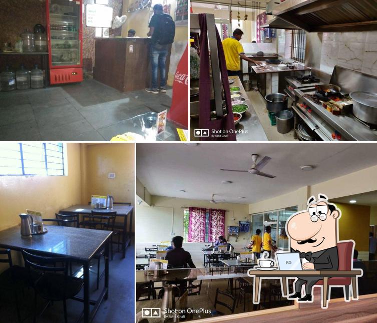 The interior of Banashankari Restaurant
