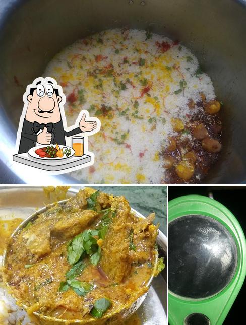 Among different things one can find food and beverage at Biryani House