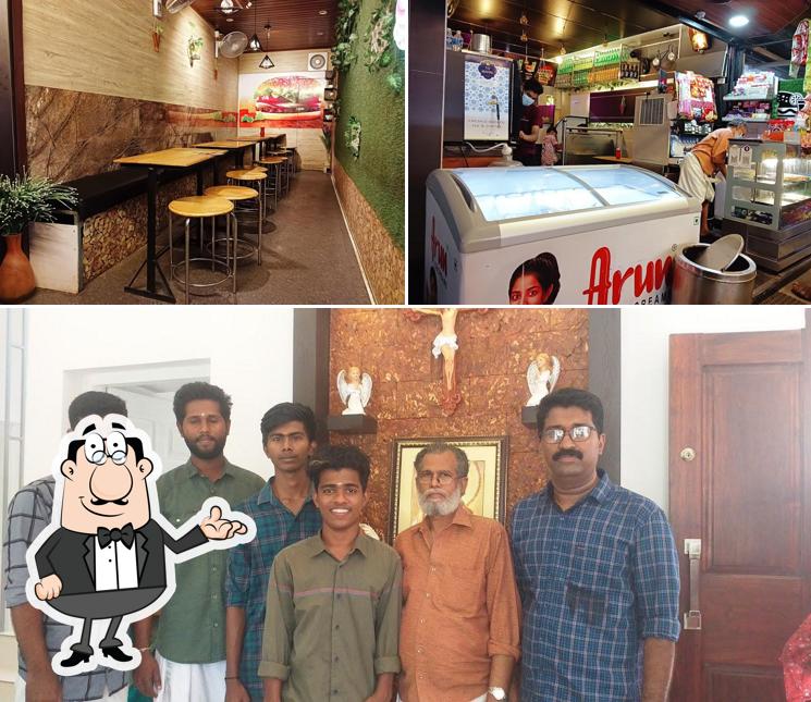 The restaurant's interior and exterior