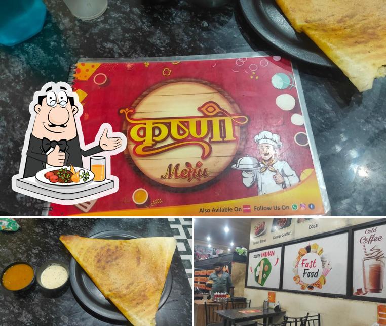 The photo of food and interior at Krishna Cafe Fastfood Restaurant