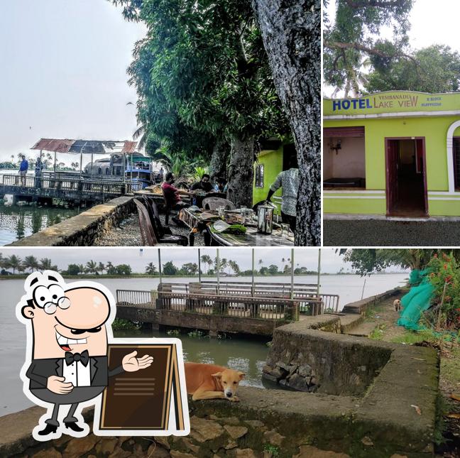 Enjoy the view at the outside area of Lake View Hotel