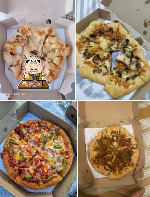 Try out pizza at Pizza Hut